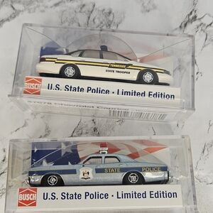 Busch Limited Edition State Police Model Cars